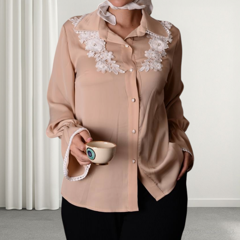 شومیز مجلسی مارال|کد0673| - تصویر 3