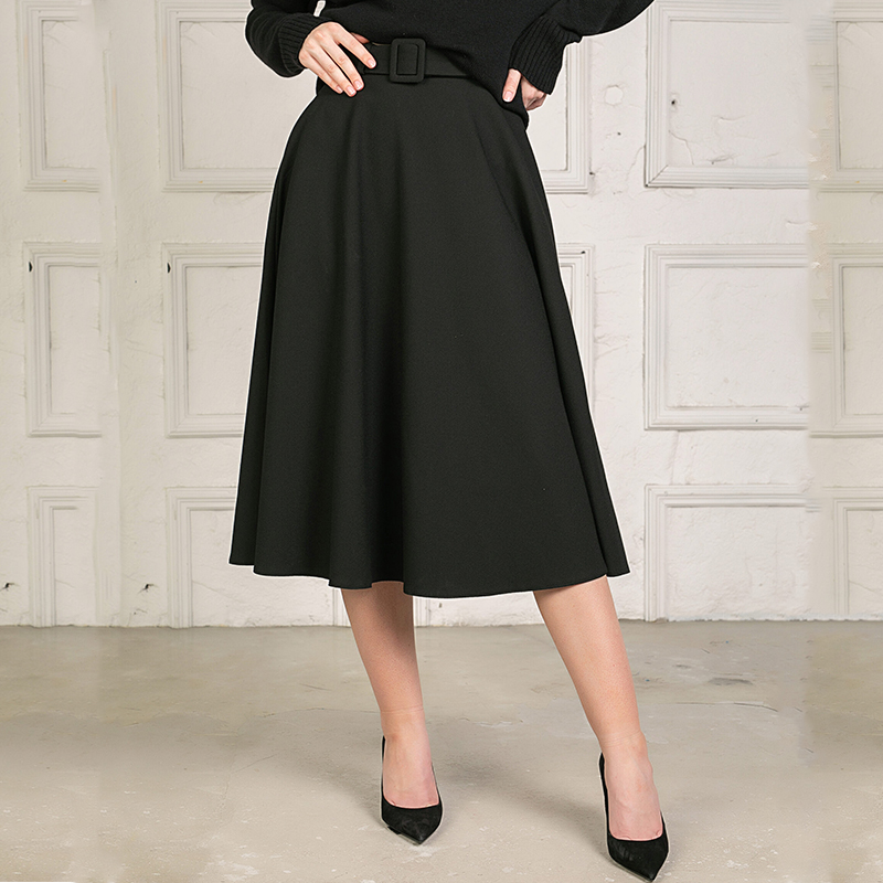 دامن نیم کلوش میدی