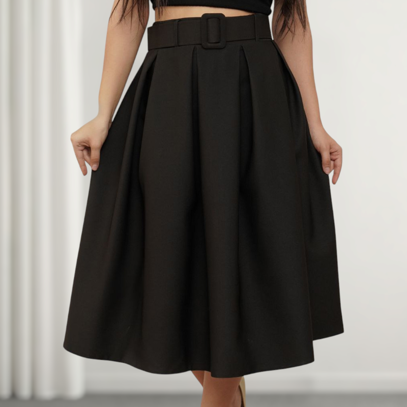 دامن جلو پیله دار میدی