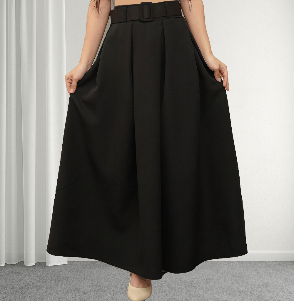 دامن جلو پیله دار ماکسی