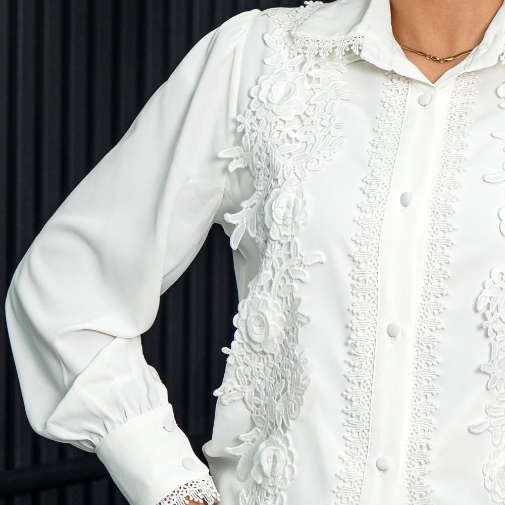 شومیز مجلسی گل دار بهار|کد10218| - تصویر 8