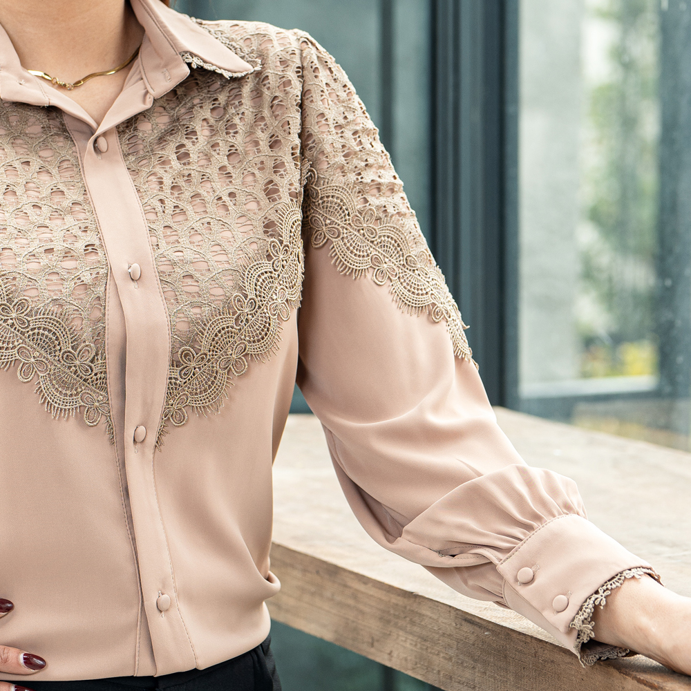 شومیز مجلسی جانان|کد10215| - تصویر 6