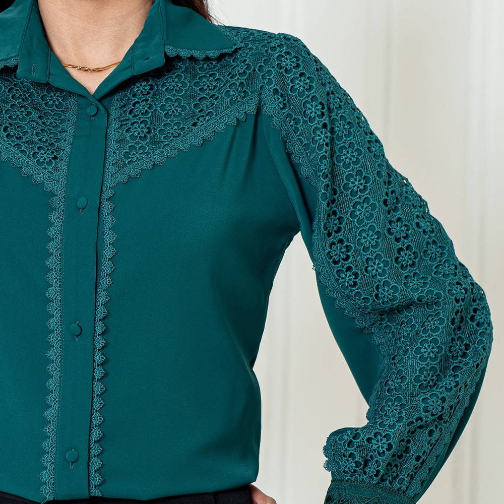 شومیز مجلسی روژان|کد10220| - تصویر 6